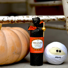 Load image into Gallery viewer, Beeswax Treasure Candle, Halloween
