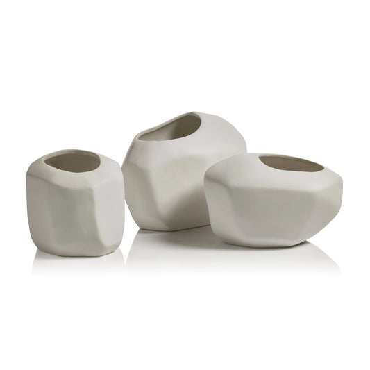Matte White Vases