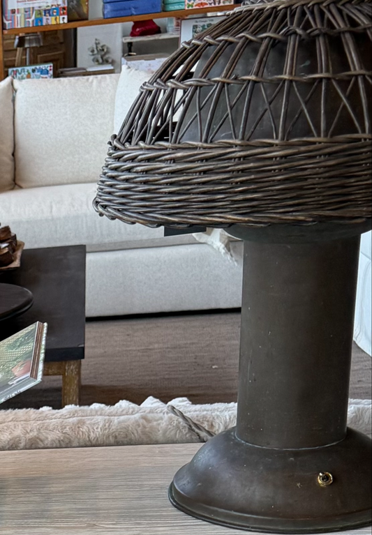 Wicker Shade Lighting