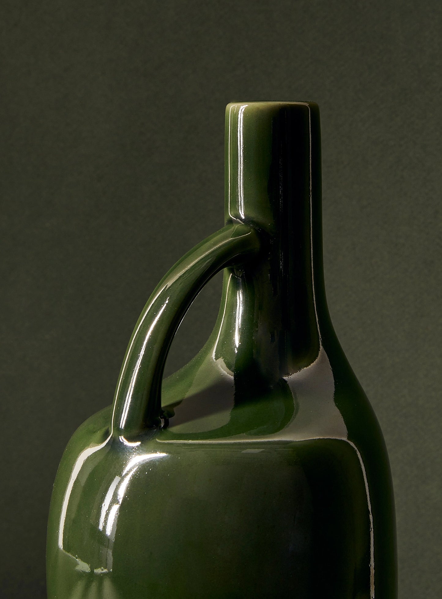 Stoneware Olive Oil Bottle