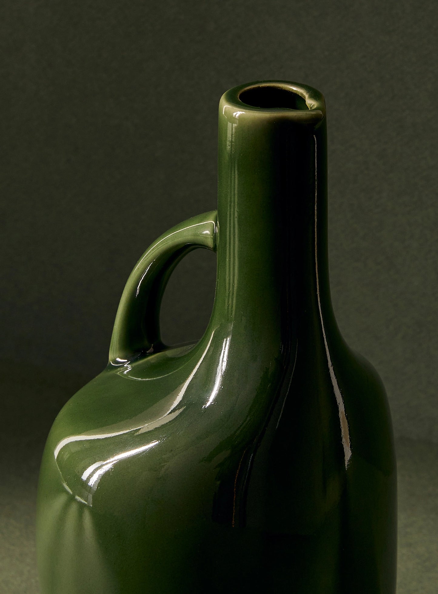 Stoneware Olive Oil Bottle