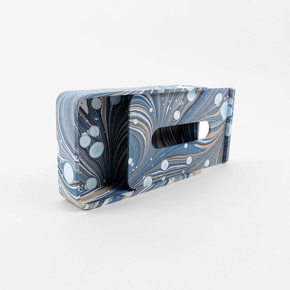 Rectangular Tissue Box Blue Fire Whirl