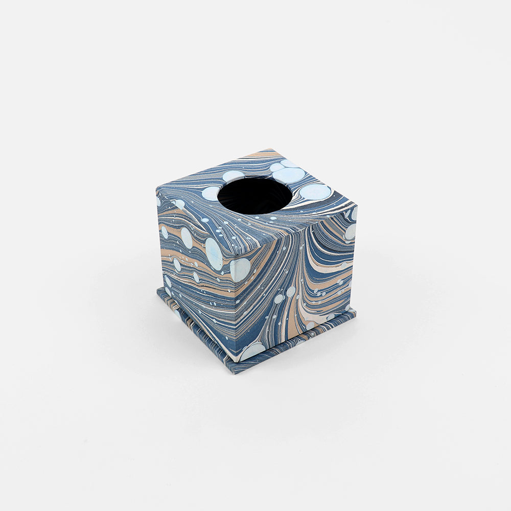 Square Tissue Box Blue Fire Whirl