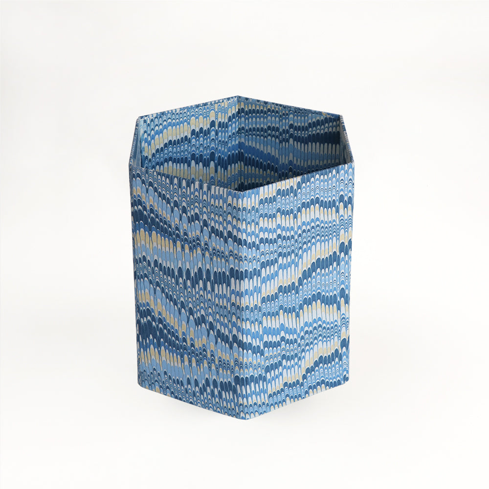 Hexagon Collapsible Basket Blue Mountain