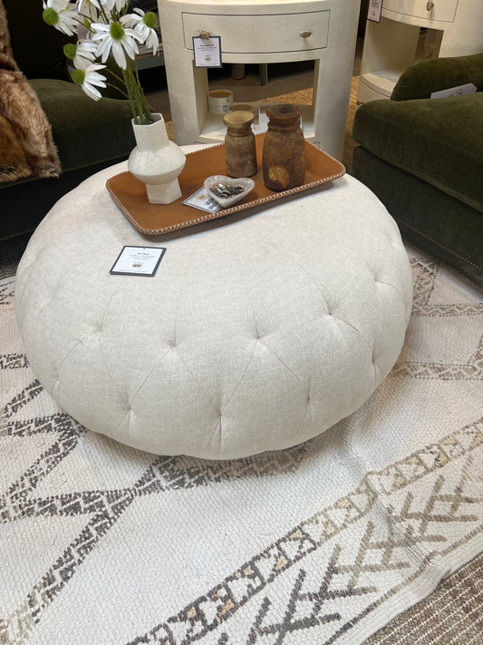 43" Pouf - Lucerne Vanilla