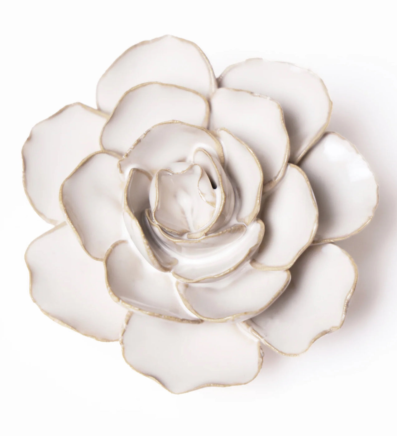 Ceramic Flower Ivory Collection