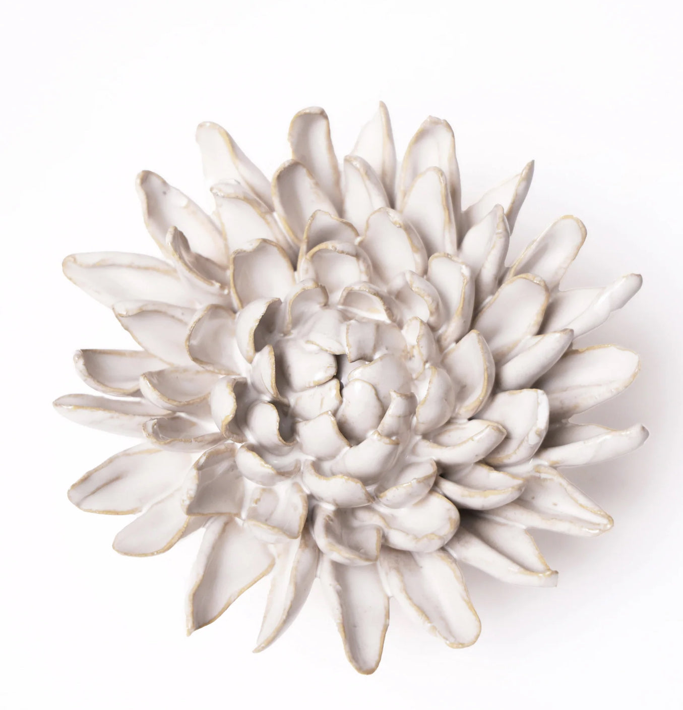 Ceramic Flower Ivory Collection