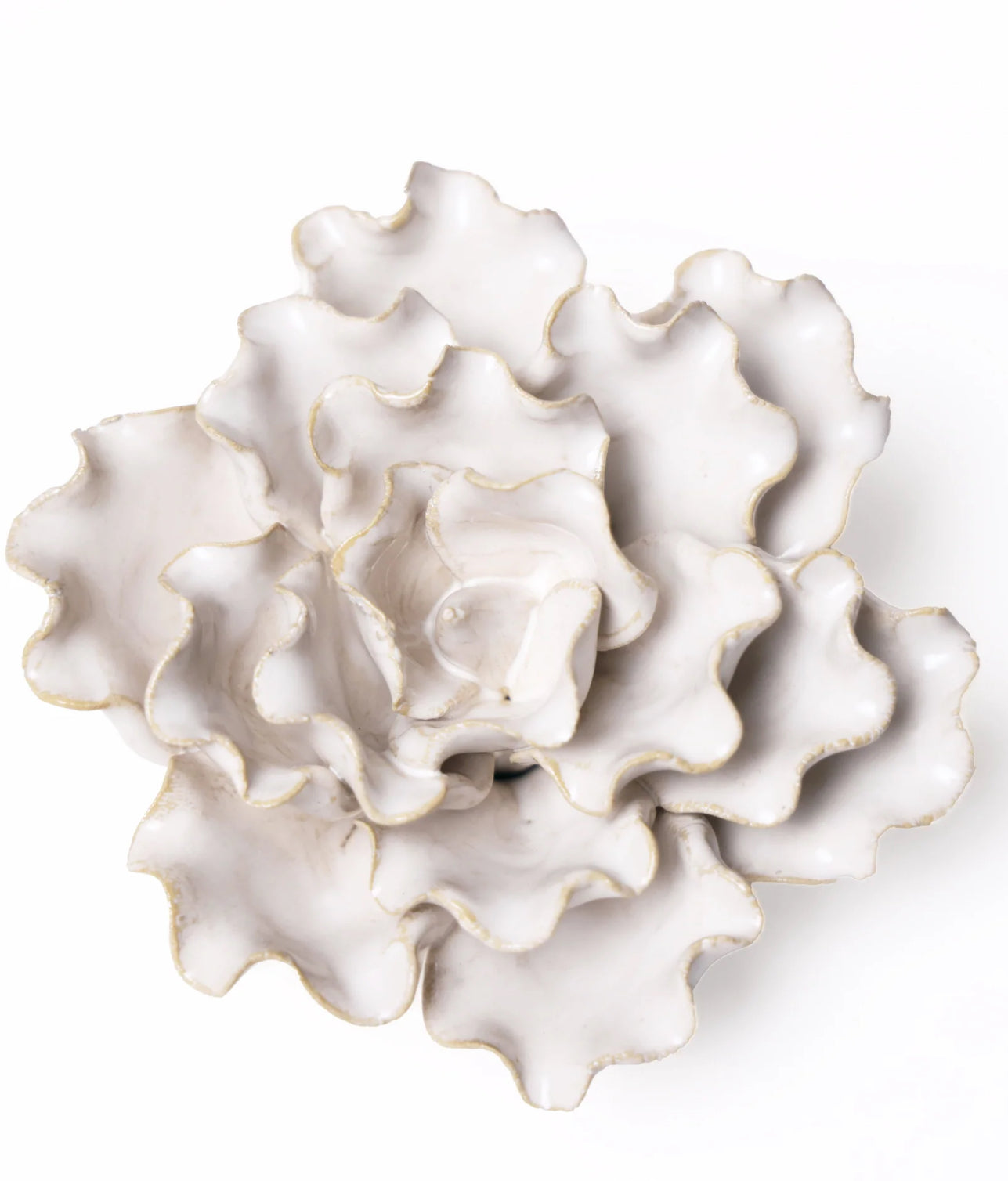 Ceramic Flower Ivory Collection