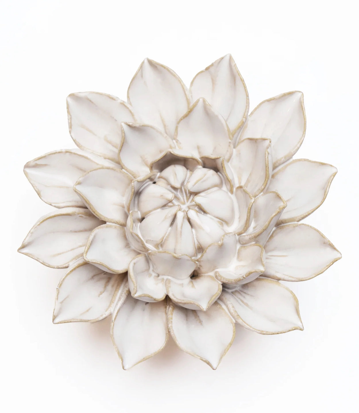 Ceramic Flower Ivory Collection