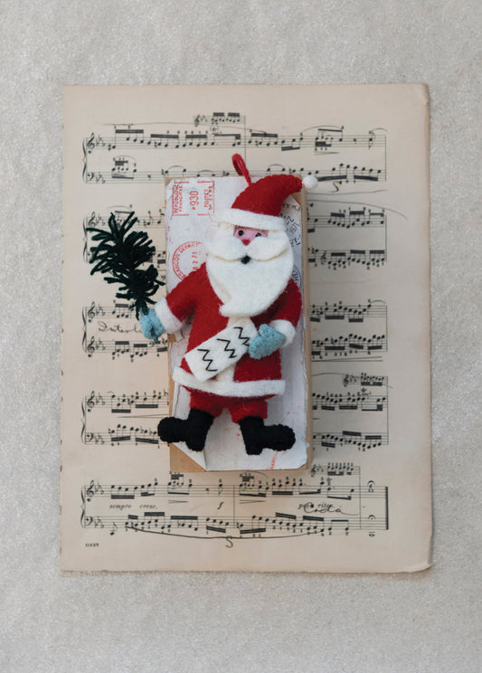 Felt Santa Ornament