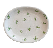 Load image into Gallery viewer, Hand painted Stoneware Platter w/Stars
