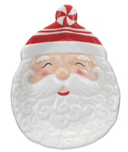 Load image into Gallery viewer, Ceramic Santa Plate
