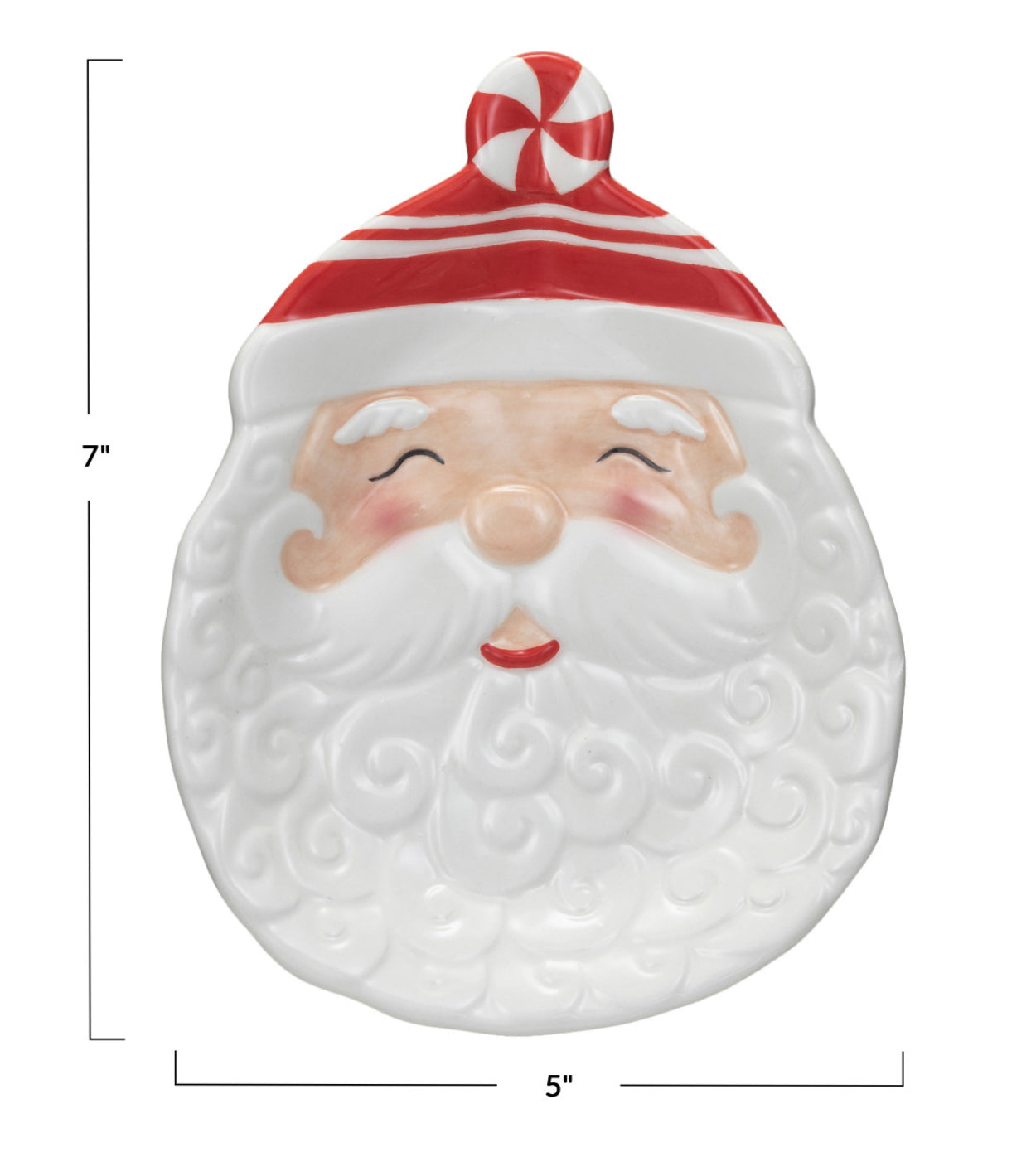 Ceramic Santa Plate