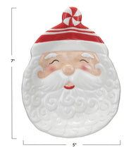 Load image into Gallery viewer, Ceramic Santa Plate

