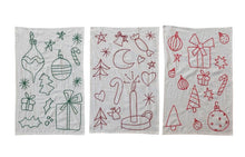 Load image into Gallery viewer, Woven Cotten Towel Holiday
