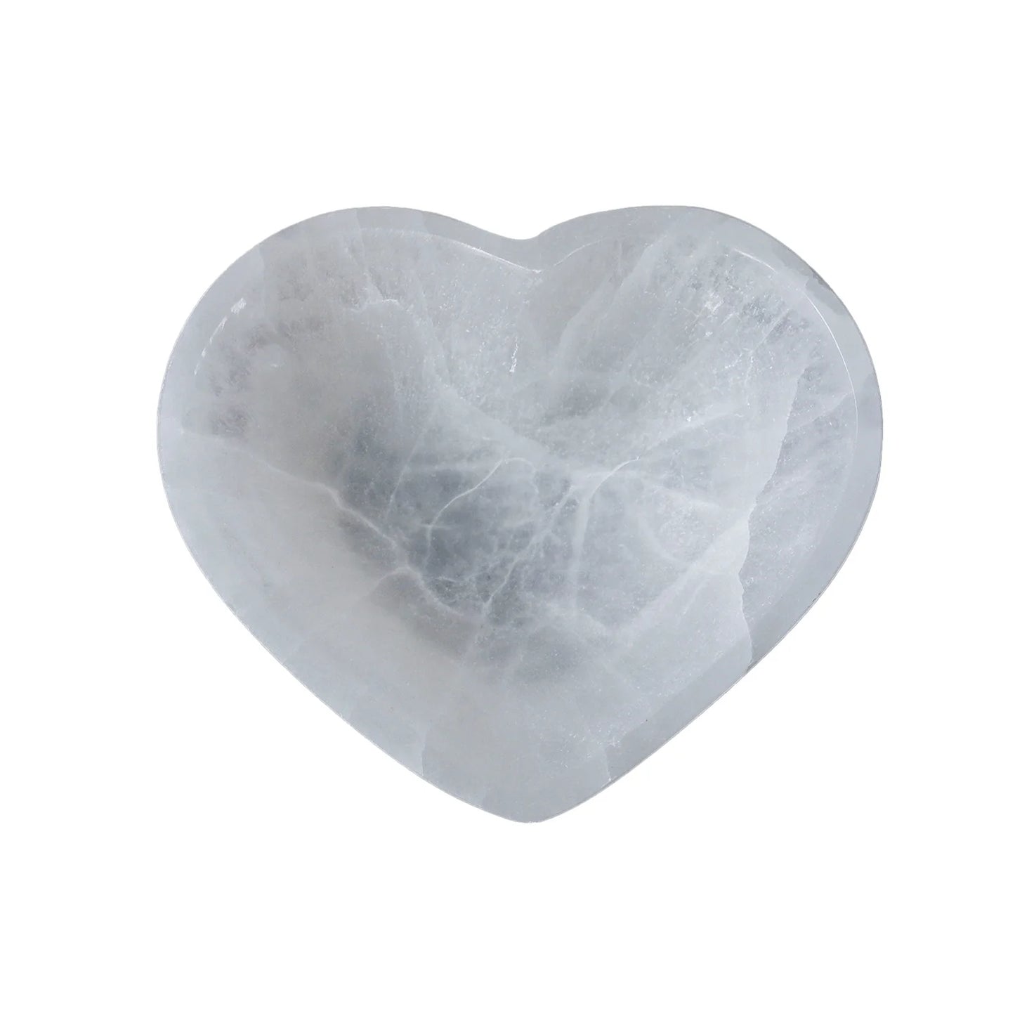 Selenite Heart Bowl