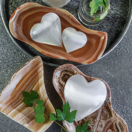 Selenite Heart