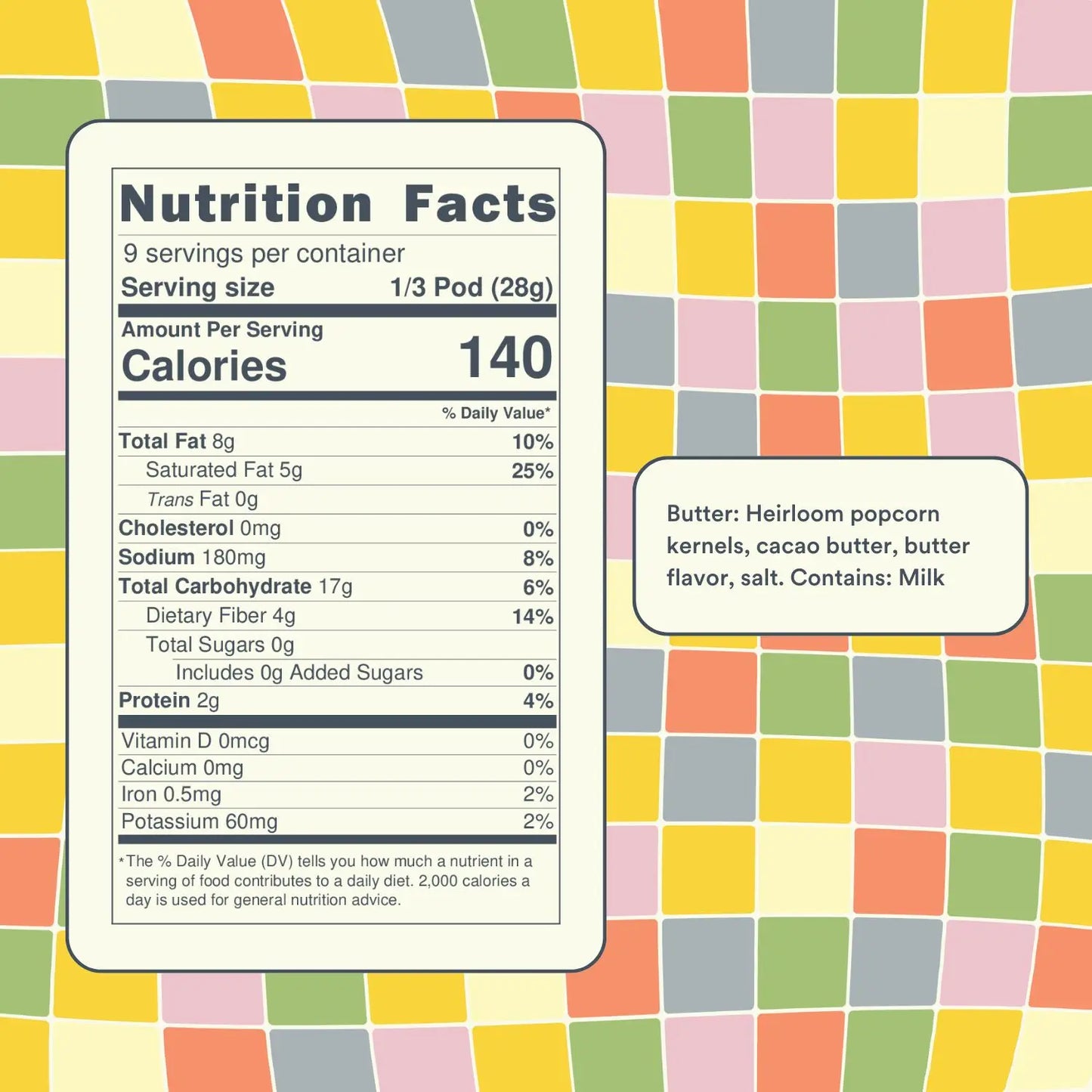 Butter Popcorn Pod Pack (9 servings)