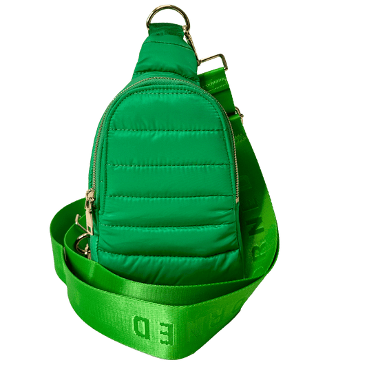 Quilted Puffer Sling Bag