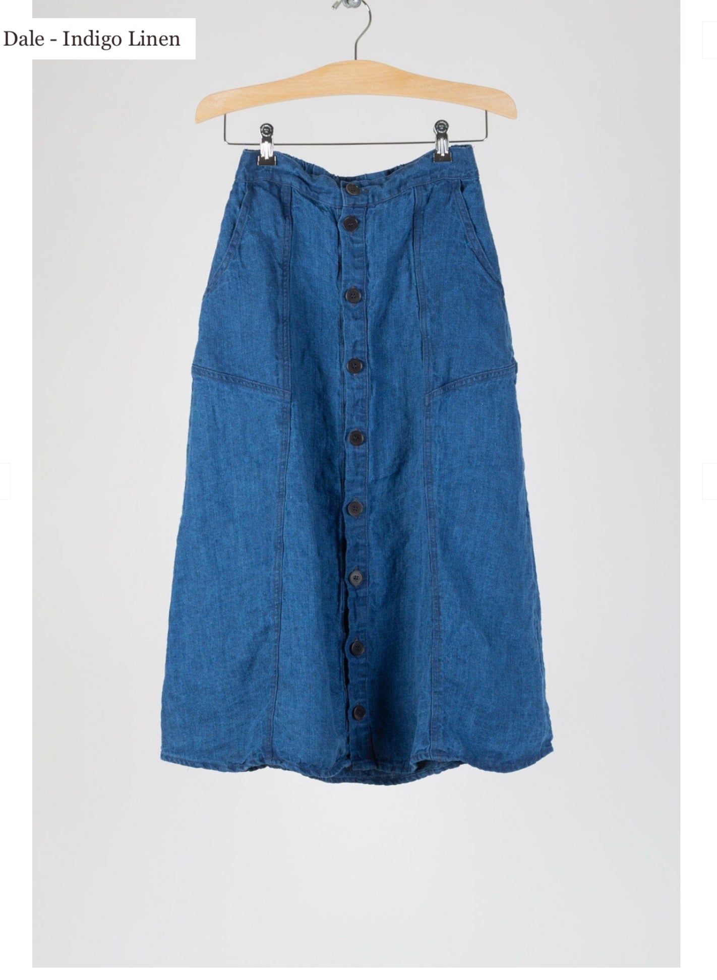 Dale Button up Skirt
