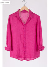 Load image into Gallery viewer, Romy Linen Button up Shirt
