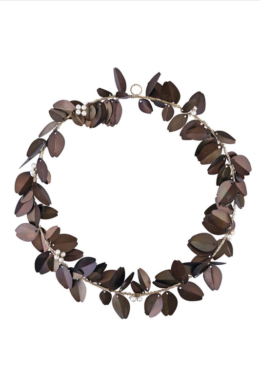 Metal Winter Berry Wreath