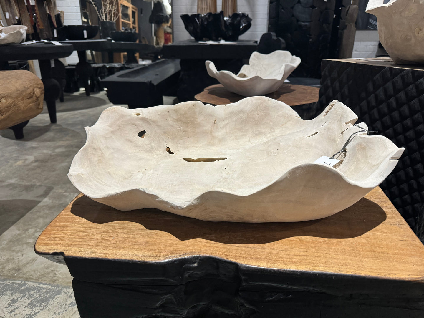 Bleached Oyster Bowl