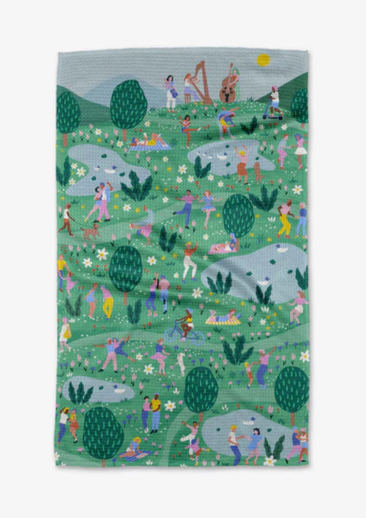 Spring Festival Tea Towel