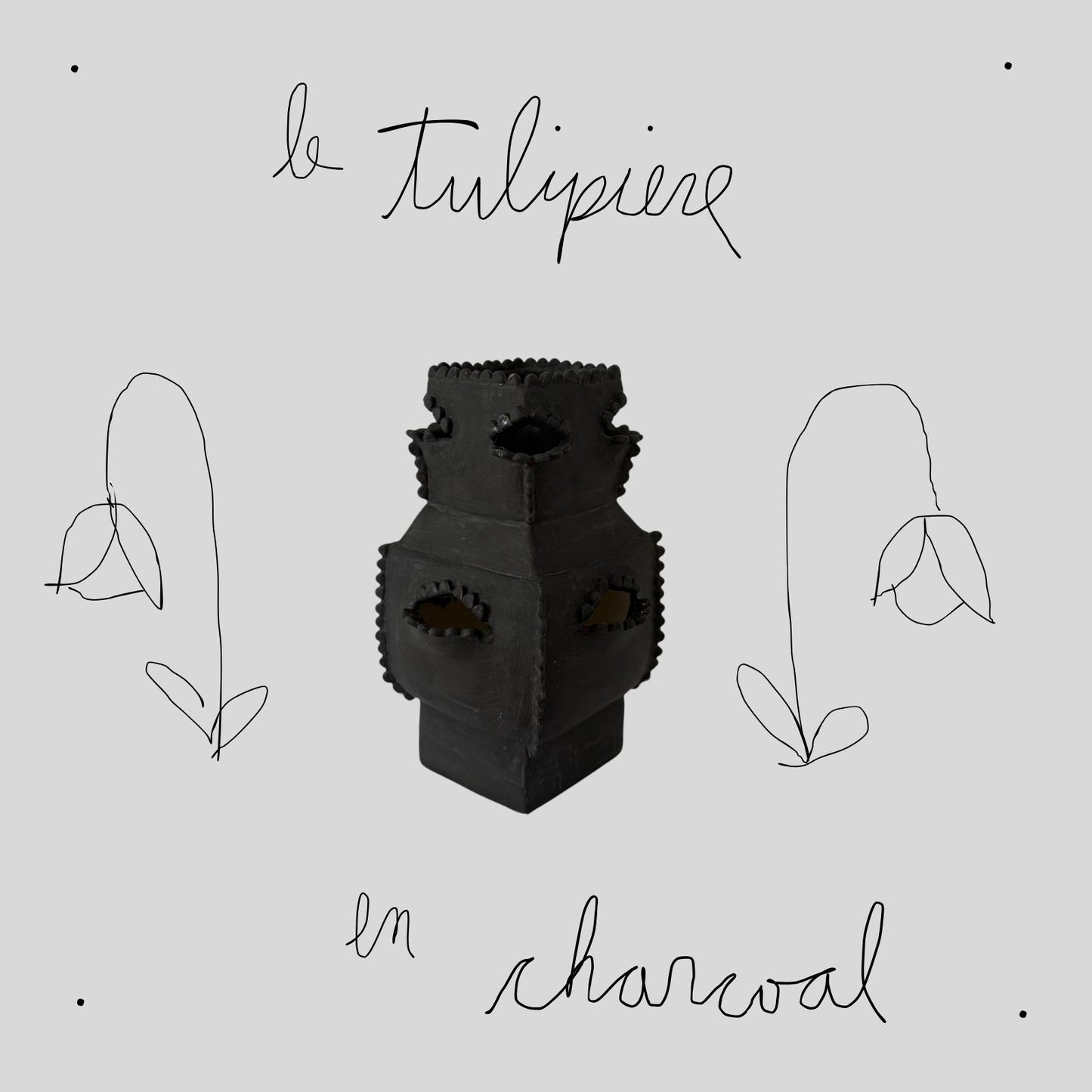 Le Tulipiere En Charcoal