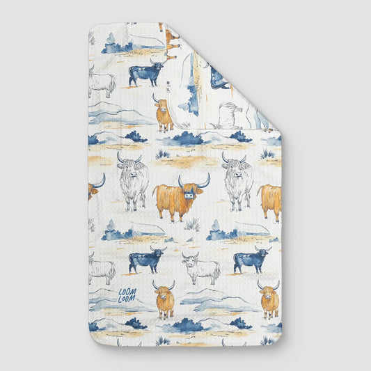 Bulls 2 Kitchen Towel