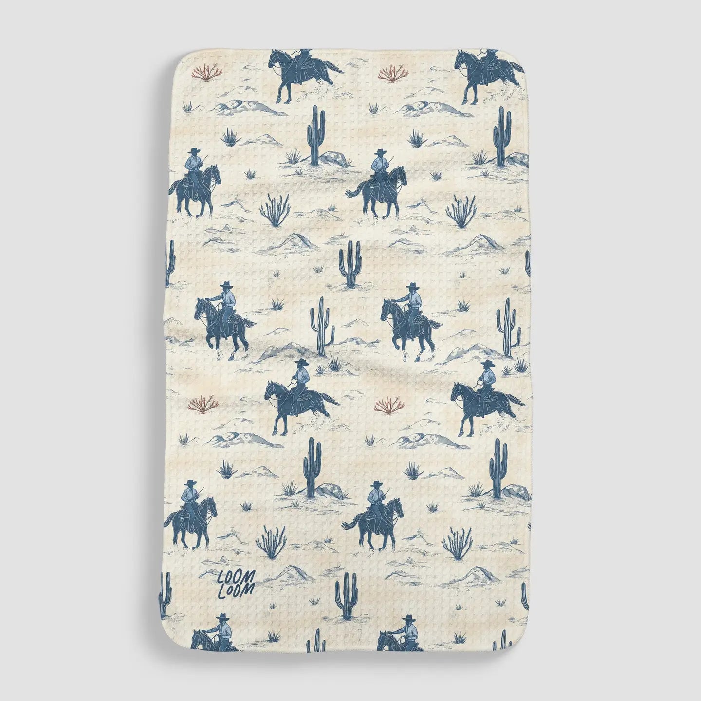 Cowboy Blues Kitchen Towel
