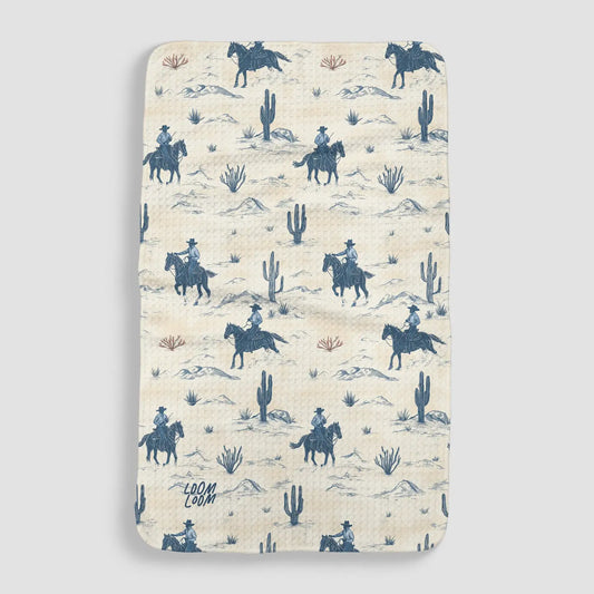 Cowboy Blues Kitchen Towel