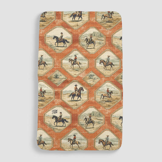 Cowboy Frame Kitchen Towel
