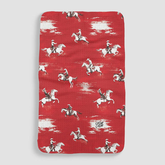 Dashing Cowboy Kitchen Towel