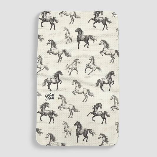 Horsies Kitchen Towel