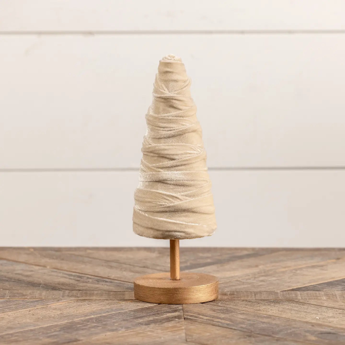 10” Oatmeal Velvet Tree