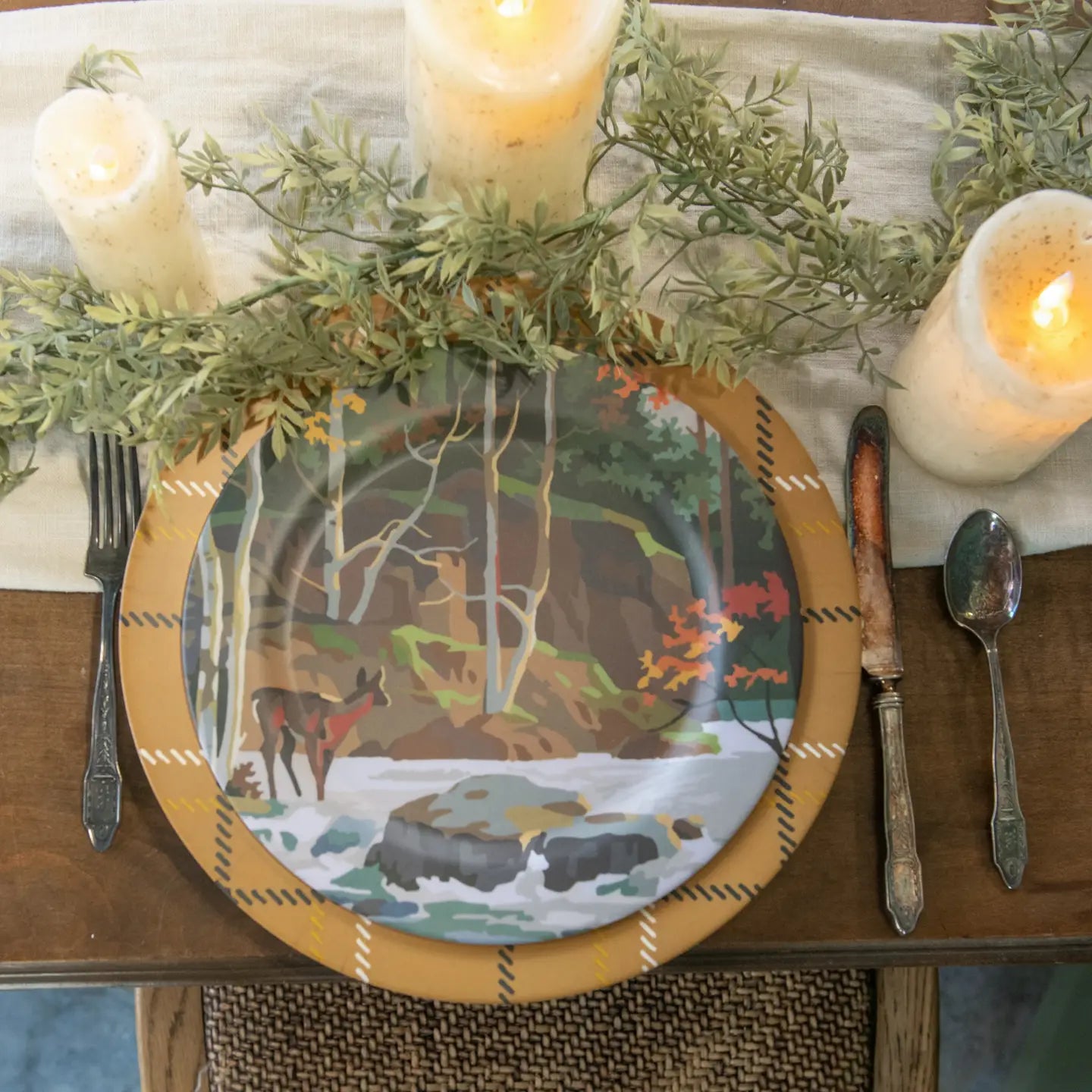 Deer By the River By Number Plate