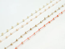Load image into Gallery viewer, Freshwater Pearl and Silk Knotted Necklace
