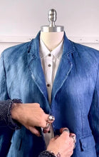 Load image into Gallery viewer, Double Dyed Linen One of a Kind Jacket
