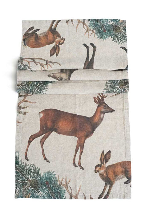 Table Runner Wild Animals