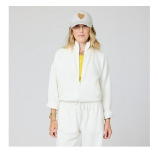 Zip Up Mock Neck