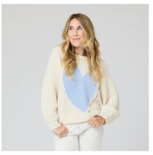 Ricki Imperfect Heart Sweater