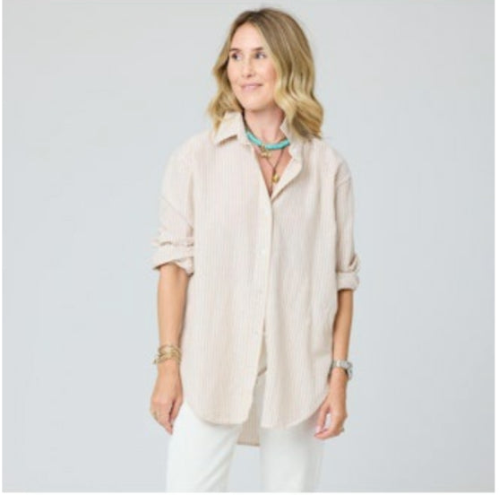 Jack Linen Stripe Shirt