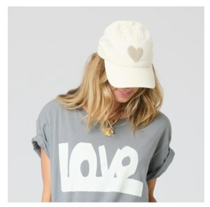 KR Imperfect Chenille Heart Hat