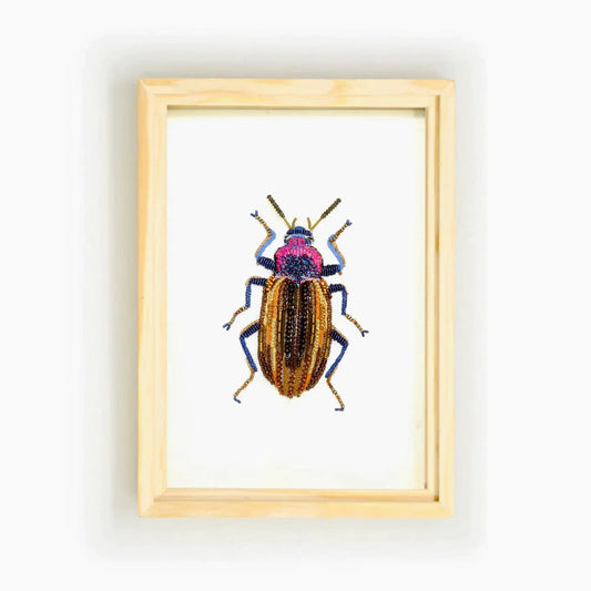 Eucyrtus Glorious Beetle Beaded Art
