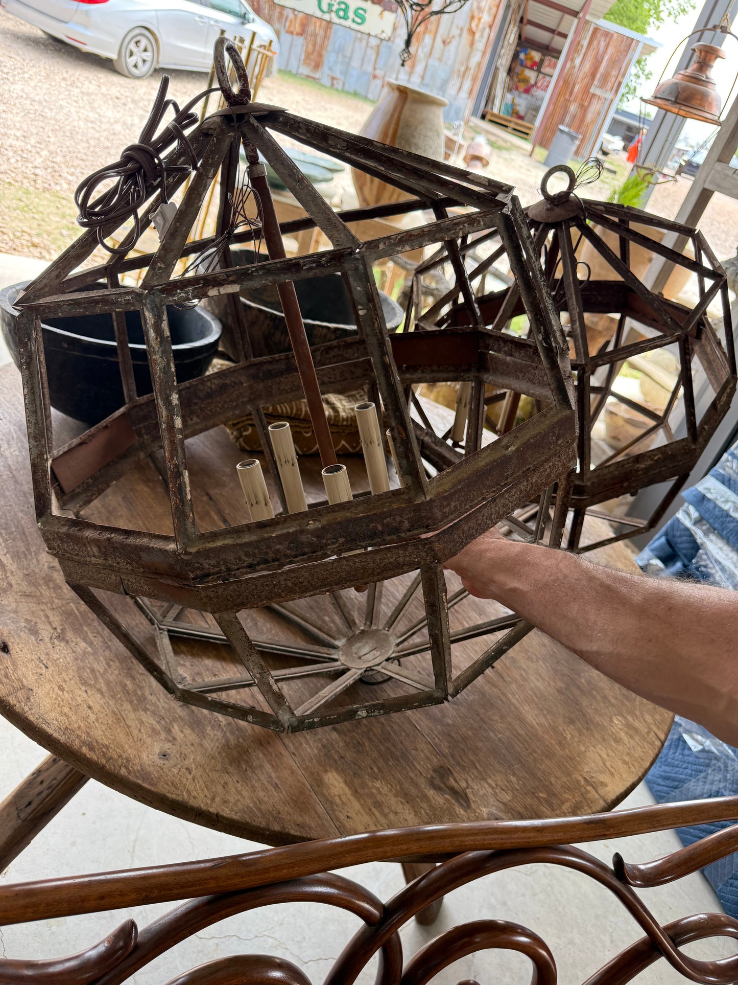 Antique Iron Lanterns