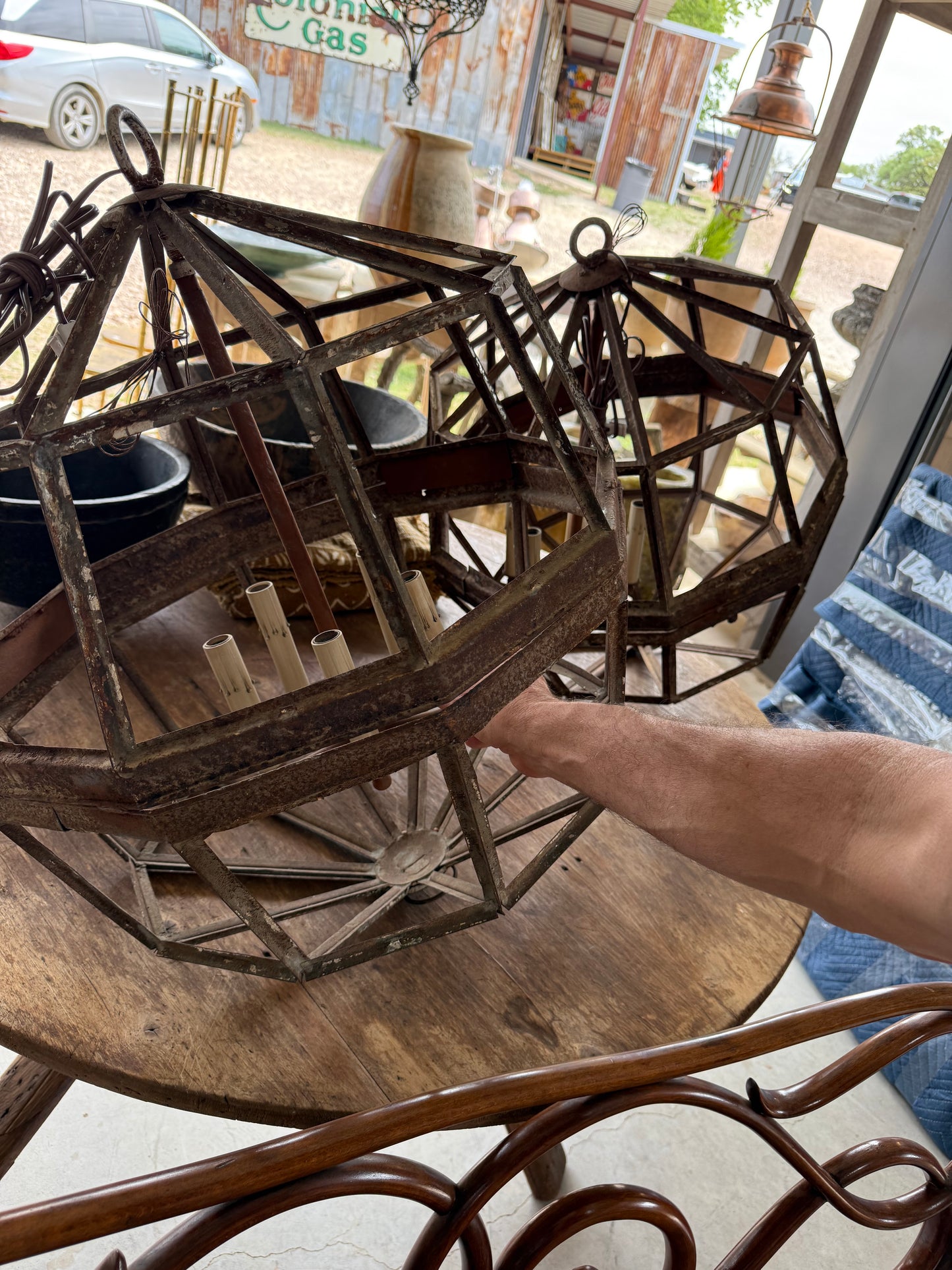 Antique Iron Lanterns
