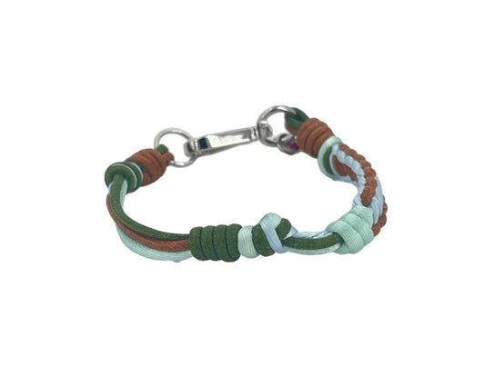 Nino Bracelet Green/Blue/Camel