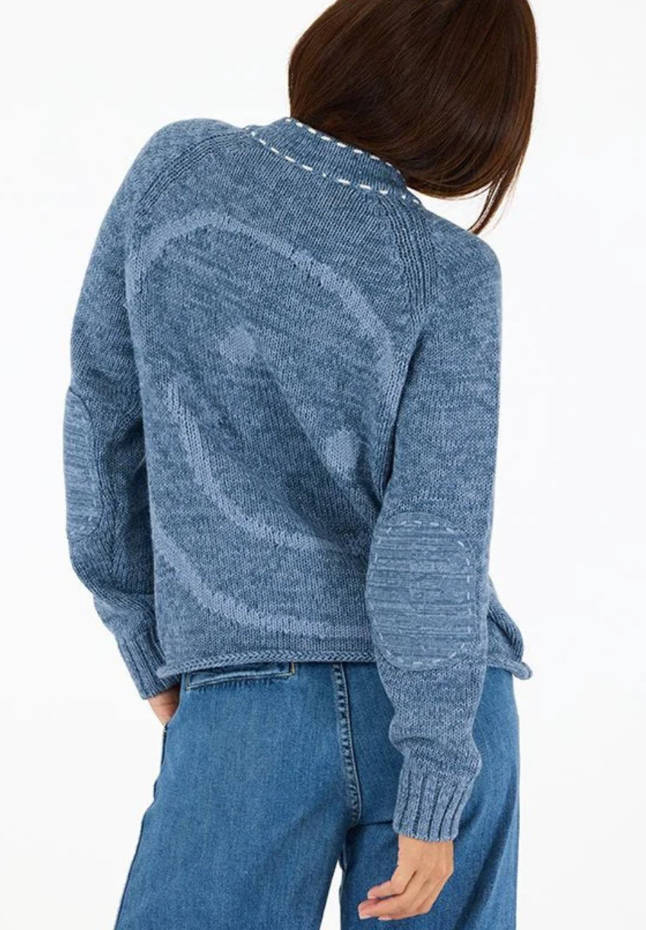Short Poppy Smiley Cardigan