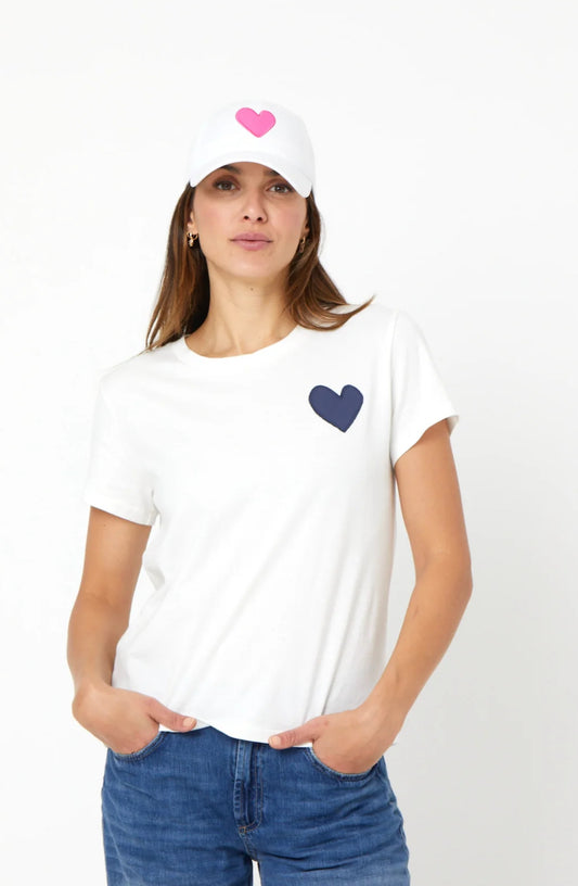 The Suke Tee Contrast Imperfect Heart
